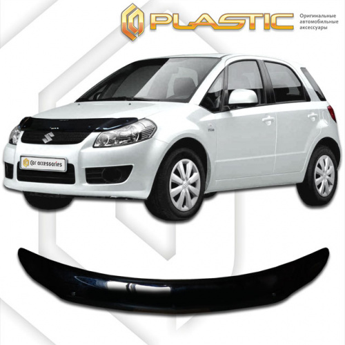 Дефлектор капота Ca-Plastic для Suzuki SX4, арт.2010010105662