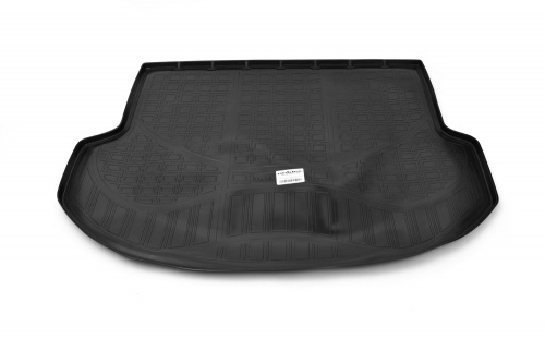 Коврик в багажник Hyundai Santa Fe (DM) 2012-2016, пластик, Norplast, Черный, 5 мест Арт. NPA00E31520