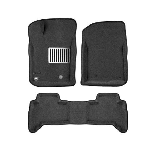 Коврики в салон Lexus GX 460 2013-2019 FL1, 3D ткань Euromat LUX, Серый, с креп. Арт. EM3D005119G