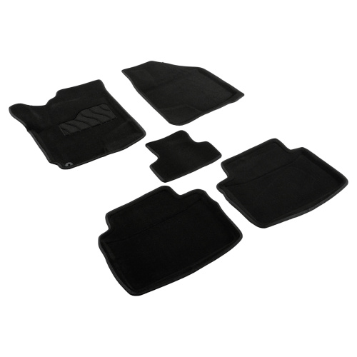 Коврики в салон Jetour X50 2024-, 3D ткань Seintex , Черный, Арт. 318229