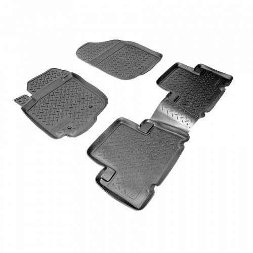 Коврики в салон Toyota RAV4 (XA30) 2005-2010, полиуретан Norplast, Черный, Арт. NPLPO8844