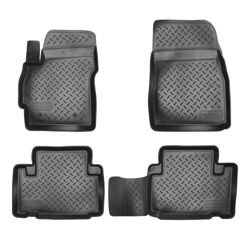 Коврики в салон Mazda 5 (CR) 2005-2007, полиуретан Norplast, Черный, Арт. NPLPO5505