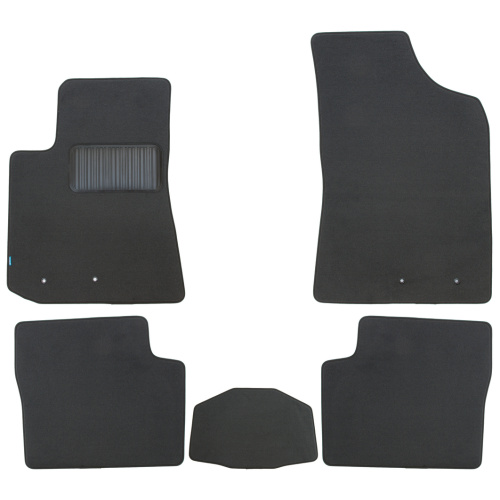 Коврики в салон Geely Emgrand  (7) 2016-2018, текстильные Klever premium, Черный, Арт. KLEVER03751222110KH