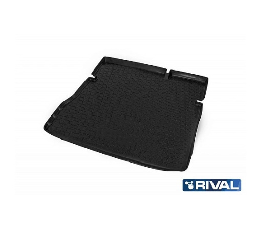Коврик в багажник Renault Duster  2010-2015, полиуретан Rival, Черный, 2WD Арт. 14701002