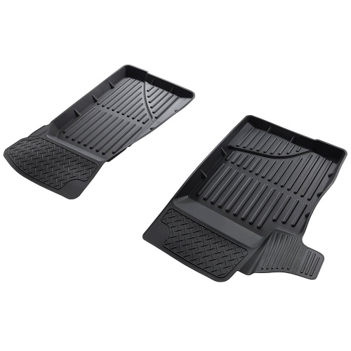 Коврики в салон Chevrolet Niva 2002-2009, резина SRTK Standart, Черный, передние Арт. PER.CH.NIV.01007
