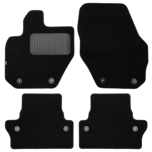 Коврики в салон Volvo XC60  2008-2013, текстильные Klever premium, Черный, Арт. KLEVER03500922110KH