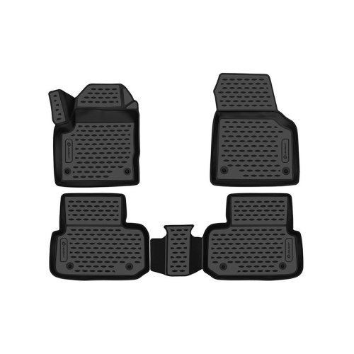 Коврики в салон Land Rover Discovery Sport (L550) 2014-2019, полиуретан 3D Element, Черный, Арт. NLC.3D.28.17.210