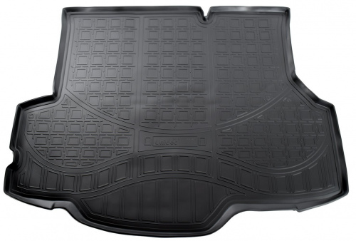 Коврик в багажник Ford Fiesta (MK6) 2012-2019 FL Седан, полиуретан Norplast, Черный, Арт. NPA00-T22-210