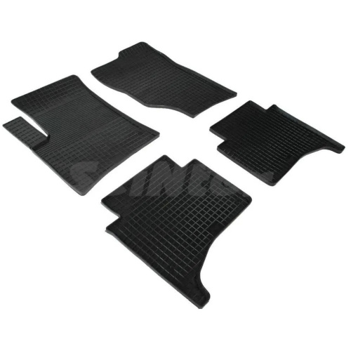 Коврики в салон Volkswagen Touareg  2002-2007, резина Seintex "сетка", Черный, Арт. 00463