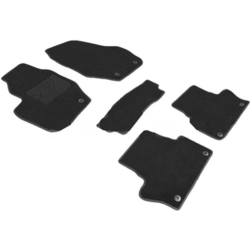 Коврики в салон Volvo XC60  2008-2013, ткань Seintex Lux, Черный, Арт. 86280
