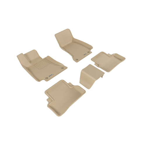 Коврики в салон Mercedes E (W213) 2016-2021 Седан, 3D ткань Sotra Lux, Бежевый, Арт. ST 74-00619