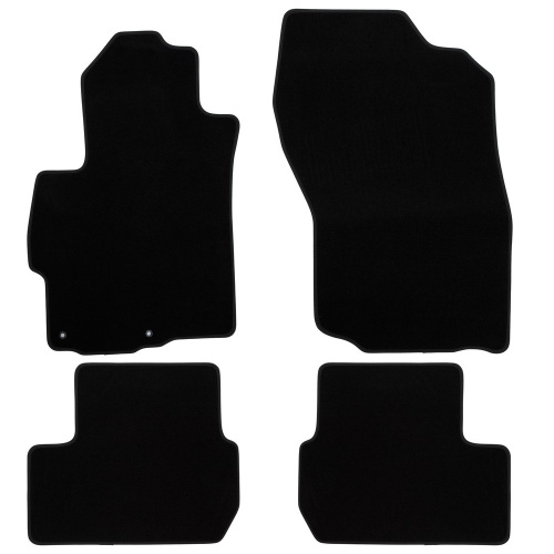 Коврики в салон Mitsubishi Lancer 10 2007-2010 Седан, ткань Klever эконом, Черный, Арт. KLEVER01352701200K