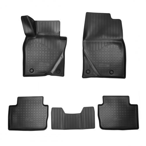 Коврики в салон Mazda CX-30 2019-, полиуретан 3D Norplast, Черный, Арт. NPA11C55520