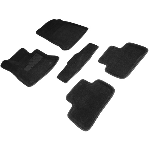 Коврики в салон Mercedes GLK (X204) 2008-2012, 3D ткань Seintex , Черный, Арт. 97781