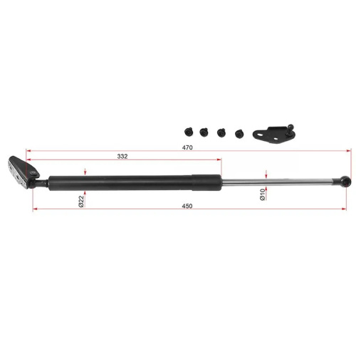 Амортизаторы крышки багажника Toyota Caldina (T210) 1997-2000, правая (R) Арт. ST-68950-80059