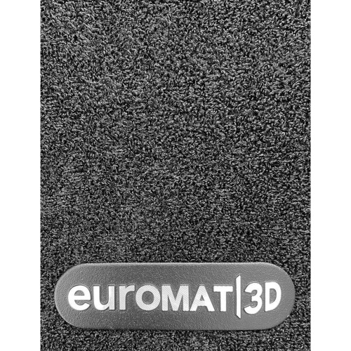 Коврики в салон Jetour T2 2023-, 3D ткань Euromat Business, Черный, Арт. EMC3D000023