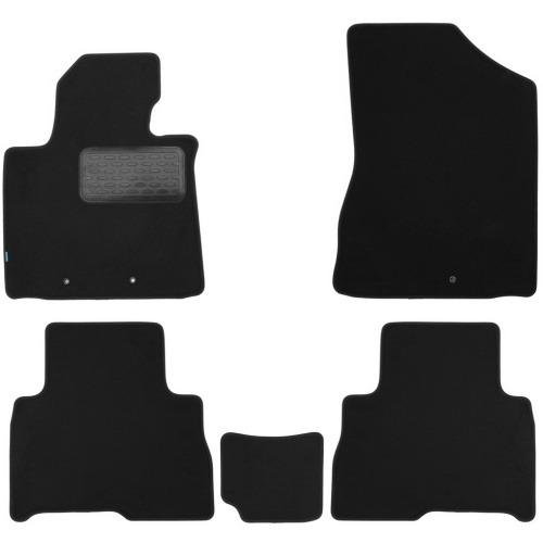 Коврики в салон Kia Sorento  (XM) 2012-2021 FL, текстильные Klever premium, Черный, Арт. KVR03254722110KH