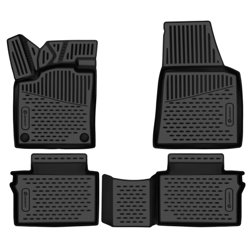 Коврики в салон FAW Besturn B70 2020-, полиуретан 3D Element, Черный, Арт. ELEMENT3DA70195210K