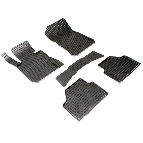 Коврики в салон BMW X1 (E84) 2009-2012, резина Seintex "сетка", Черный, Арт. 85345