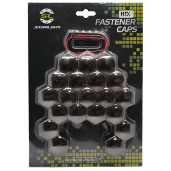 Декоративные колпачки для колесных гаек и болтов HEX19(Ti)