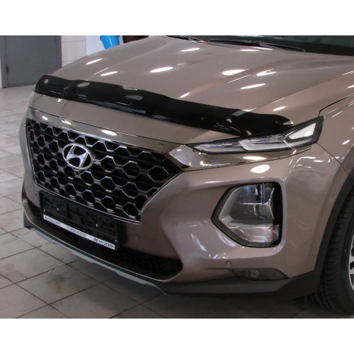 Дефлектор капота SIM для Hyundai Santa Fe, арт.SHYSAN1812