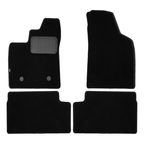 Коврики в салон Chery eQ7 2023-, ткань Klever standart, Черный, Арт. KLEVER02AN0711010KH