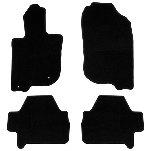 Коврики в салон Mitsubishi Pajero Sport  2008-2013, текстильные Klever эконом, Черный, Арт. KLEVER01352001200K