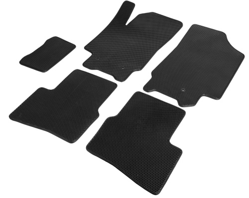 Коврики в салон Hyundai Creta 2015-2020, EVA AutoFlex, Черный, Арт. 3230201