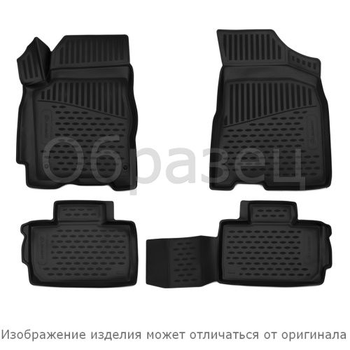 Коврики в салон Mercedes  (W164) 2005-2008, полиуретан Element, Серый, Арт. NLC.34.23.211k