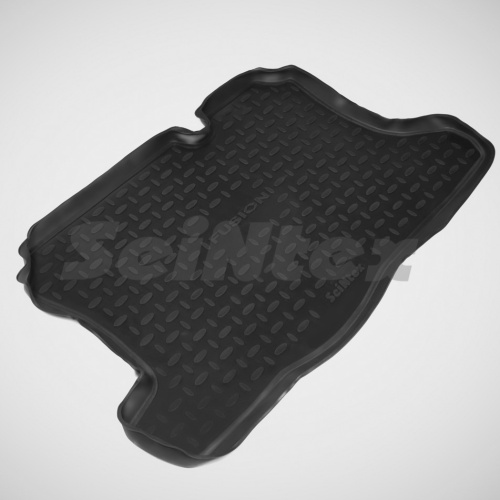 Коврик в багажник Ford Fusion  2002-2005, полиуретан Seintex, Черный, Арт. 01254