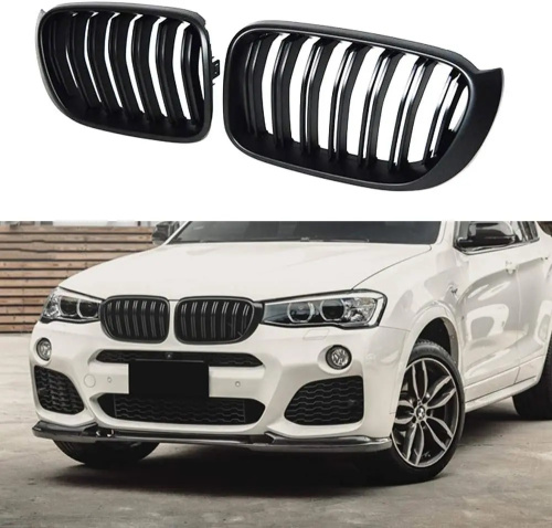 Решетка радиатора  BMW X3 (F25) 2010-2014, (L+R) комплект Арт. F25-MP