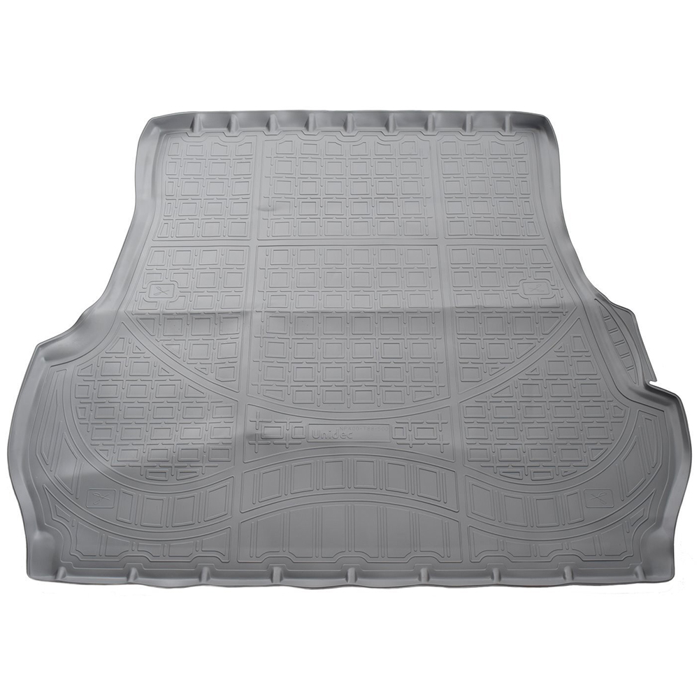 Коврик в багажник Toyota Land Cruiser 200 2007-2012, полиуретан Norplast, Серый, 5 мест Арт. NPA00-T88-500-G