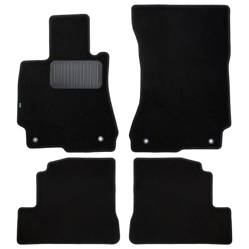 Коврики в салон Mercedes S (W221) 2005-2009 Седан, текстильные Klever standart, Черный, Арт. KLEVER02340201210KH