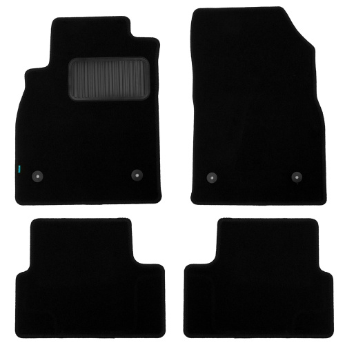 Коврики в салон Opel Astra J 2009-2012 Хэтчбэк 5 дв., текстильные Klever premium, Черный, Арт. KLEVER03372322110KH