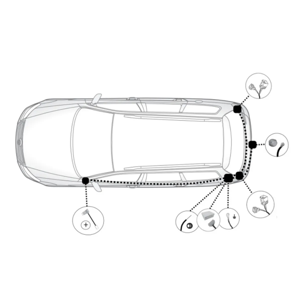Блок согласования Volkswagen Tiguan II 2016-2020 7 pin TowRus Арт. 0126907507