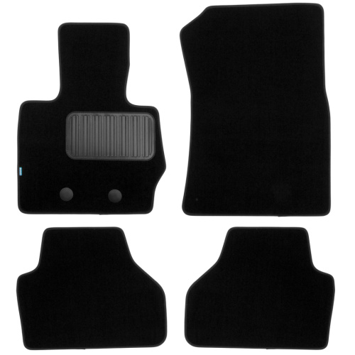 Коврики в салон BMW X4 (F26) 2014-2018, текстильные Klever premium, Черный, 4WD Арт. KLEVER03054122110KH