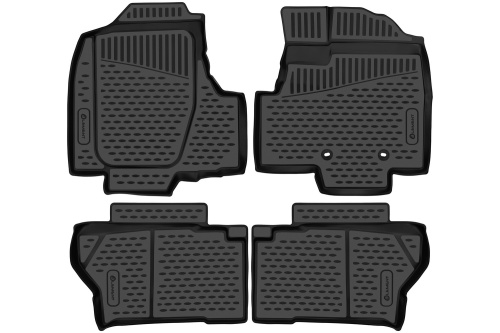 Коврики в салон Toyota Tank 2016-2020, полиуретан 3D Element, Черный, Арт. ELEMENT3DAN0440210K
