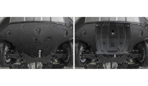 Защита картера двигателя, КПП Hyundai Santa Fe (TM) 2018-2021 V-2,2; 2,4 Арт. 111.2373.1
