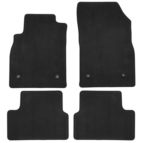 Коврики в салон Opel Astra J 2009-2012 Хэтчбэк 5 дв., текстильные Klever эконом, Черный, Арт. KLEVER01372301200K